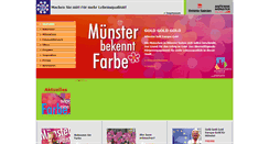 Desktop Screenshot of muenster-bekennt-farbe.de
